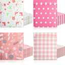 100 Pack Christmas Poly Bubble Mailers 8.3 x 9.3 Inch Christmas Padded Envelopes Self Seal Adhesive Shipping Bags Postal Bags for Xmas Gift Giving Small Business Mailing Packaging(Lovely)