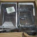 4 Packs Humane Rat Trap Outdoor, Wanqueen Humane Mouse Traps Indoor for Home, Small Rodent Chipmunk Squirrel Trap and Other Live Animal Cage Catch and Release