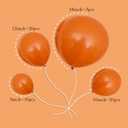 Burnt Orange Balloons 73pcs 5/10/12/18 inch Assorted Sizes Baby Shower Party Balloons Happy Birthday Decoration Tropical Hawaii Party Balloons
