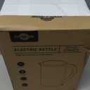 Paris Rhne Electric Kettle, Tea Kettle with 6 Temperature Settings, 1.7L Cordless Hot Water Boiler Heater, Strix Thermostat, Touch Control, Auto-Shutoff/Boil-Dry Protection, Keep Warm, LED Indicator (Ivory)