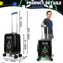 Kids Caary on Luggage Sets for Boys with Wheels Hardshell Suitcases with Hard Shell Suitcase Set for Airplane, 28 inches