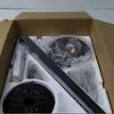 TCL Ceiling Fans with Lights, 52 Inch Low Profile Ceiling Fan with Light and Remote Control, Flush Mount, DC Reversible Motor, Noiseless, 6 Speeds Ceiling Fan for Bedroom (Black)