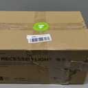 Ensenior 12 Pack 6 Inch LED Recessed Ceiling Light, Dimmable, 6000K Clear White, 1050LM 12W 120V, High Brightness Canless Wafer Downlight - ETL&FCC&IC