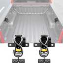 2PCS Retractable Tie Down Straps Compatible with Pickup Truck Universal Retractable Ratchet Straps Replacement for Universal Pickup Truck Accessories (Can Only Be Used with SZYANG Rails)