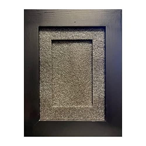 Ultimate PSA and BGS Graded Sports Card Hanging Wall Mount Protective Display Holder. 9.5 x 7.5 Inch Frame to Protect and Show Off Rare Standard Sized Certified Cards and Appraisal Plaque (1, Black)