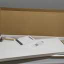 10 Inch Deep Floating Shelves, White Floating Shelves 30 Inch Long, Rustic Wood Wall Shelves 30"W x 10"D, Deep Floating Shelf with Bracket, Wide Storage Shelves for Books, Living Room, Bathroom