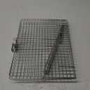 Grill Basket Extra Large,Grill Accessories for Outdoor Grill,Grilling Gifts for Men,Fish Grill Basket, Shrimp Vegetable, Veggie, Barbecue BBQ Rack, Camping Cooking, Unique Detachable Handle