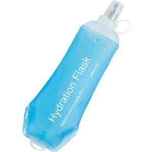 CLINTT 500ml Soft Flask, Foldable Running Water Bottle, TPU Folding Soft Water Flask, BPA-Free Collapsible Flask for Hydration Pack Running Vest, Cycling, Climbing, Hiking - 1Pcs, Blue