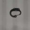 GEAR AID HEROCLIP (Mini) Carabiner Gear Clip and Hook, for Hanging Bags, Purses, Lanterns, Strollers, Tools, Helmets, Water Bottles, and More (1 Pack, Black)