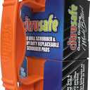 Citrusafe BBQ Grill Scrubber with 3 Heavy Duty Replaceable Scrubber Pads - Removes Grease and Burnt Food Safely from Grill Grates