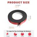 4 x SWRT Double Sided Tape, 33FT x 0.71 in 0.04 Inch Thick Heavy Duty Mounting Foam Tape, Waterproof Adhesive Tape for Car, LED Strip Light, Home Office Automotive Decor