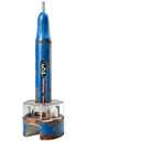 Electric Nail File with Nail Lamp, 5 Speeds Professional Electric Nail Drill Kit for Acrylic Gel Nails,Portable Efile Set with 12 pcs Nail Drill Bits,Pedicure Tool for Home Salon Use (Blue)