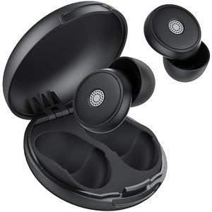 Ear Plugs for Sleeping Noise Cancelling, 45dB Soft Earplugs for Concert, Reusable Ear Plugs for Noise Reduction with Case & 8 Eartips, for Sleeping, Concert, Working, Studying, Traveling (Black)