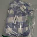 DII Buffalo Check Collection, Classic Farmhouse Cloth Napkin Set, 20x20, Stonewash Blue, 6 Piece