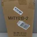 2-Pack Adjustable Metal Plant Stand Indoor Outdoor - Fits 8 to 12 Inches Pots - Mid Century Modern Planter Stand Black Flower Pot Holder Home Decor for Gardening Gifts