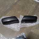 (Set of 7 Carbon Fiber Accessories) Door Handles, Top Half Mirror Covers, Tailgate Cover, (with Camera Hole) Compatible with Chevrolet Silverado GMC Sierra 1500 2500 3500 2014-2018