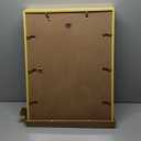 upsimples 18x24 Picture Frame Set of 5, Display Pictures 16x20 with Mat or 18 x 24 Without, Wall Gallery Poster Frames, Gold