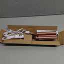 Conair Double Ceramic 3 Barrel Curling Iron, Triple Barrel Waver Hair Tool Creates Deep, Continuous Waves, Hair Curler for All Hair Lengths, White/Rose Gold