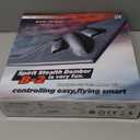 fisca RC Airplane Remote Control B-2 Spirit Stealth Bomber Plane, 2.4Ghz 2CH Foam Drone Ready to Fly Aircraft Toy for Kids and Adults