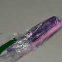 10.5'' Advent Candles Battery Operated Set of 5 with Remote, Timer & Dimmer, Plastic Flameless LED Taper Candlesticks for Advent Wreath, Christmas Table Centerpiece Decor (3 Purple 1 Pink)