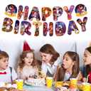 42pcs Dsney Coco Birthday Party Supplies -Included Banner, cupcake toppers , backdrop and Balloons Banner for Coco Cartoon Themed Party Decorations