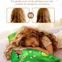 Miss Adola Kids Pillowcases Queen Size 20"x30" - Cute Cartoon Soft Breathable Silk Pillow Cases for Hair and Skin with Hidden Zipper for Girls Fun Kawaii Design for Bedding, Green Dinosaur