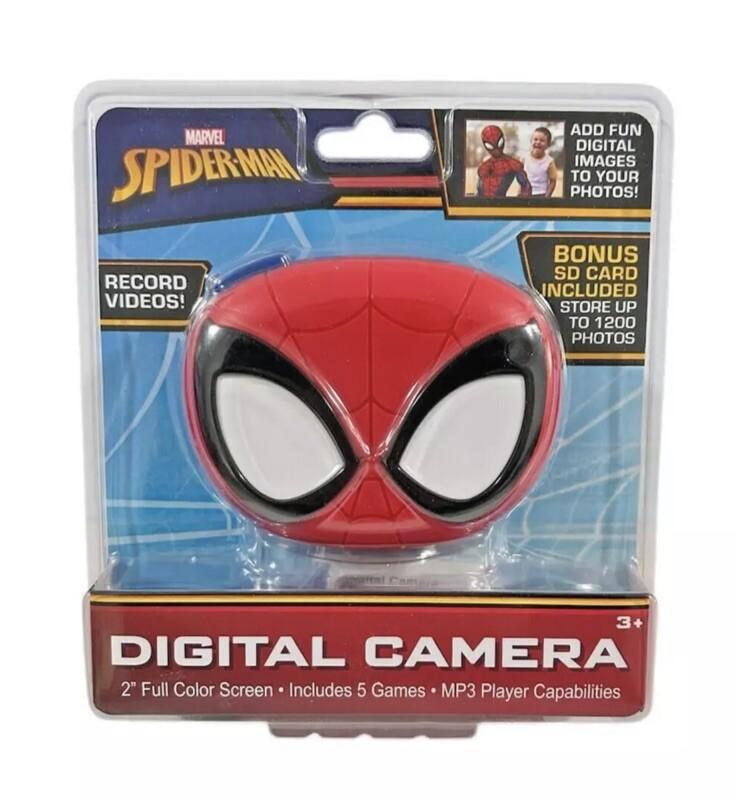 Spiderman Kids Camera with SD Card, Digital Camera for Kids