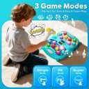 Whack Mole Game for Kids, Idea Gift for 3-12 Year Old Boys and Girls, Interactive Pounding Toy with 2 Hammers, Lights & Sounds, 3 Game Modes Educational Toy for 3 4 5 6+ Year Old Boys- Blue