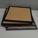 13x13 Picture Frame Set of 4, Black 13 x 13 Frame High Transparent Wall Gallery Poster Canvas Photo Frames for 13 by 13 inches