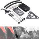 NICECNC Engine Oil Cooler Kit Compatible with Honda XR650L 1993-2025, Aluminum Radiator with Anti-Corrosion Coating, High-Performance Cooling Upgrade for Motorcycles Oil Cooler