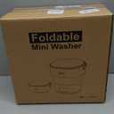 Portable Washing Machine 15L, Mini Washer with 4 Modes and Spin Basket, Large Capacity Laundry Washer Deep Cleaning for Underwear,Baby Clothes, Foldable Washing Machine for Apartments,Camping,Travel