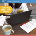 E-CLIPS USA Notepads, Unruled Writing Tablet, Note Pads 6 x 9, Small Notepads, Memo Pad, White, Chipboard Back, Writing Pad, Office Supplies, 100 Sheets Per Pad (12 Pack)