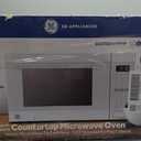 GE 4-in-1 Air Fry Countertop Microwave Oven, 1050 Watt, 1.0 Cu. Ft., White | Combines Microwave, Air Fry, Convection, and Broil, One-Touch Controls, Child Lock Technology, 4 Convenience Cook Settings