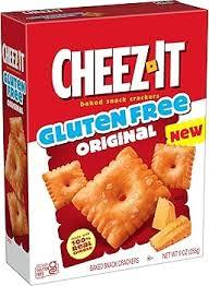 Cheez-It Baked Snack Crackers, Gluten Free, Lunch Snacks, Original 3 Packs  BBD: 05-03-27