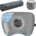 Piercing Pillow - Ear Piercing Pillow With Foam Plug, Adjust Shredded Memory Foam Picrcing Pillow For Side Sleepers, Donut Piliow For Ear With 4.5x4.5''Hole, Ergonomic Curved Design, Satin grey