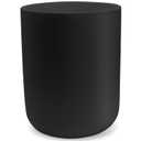 Matte Black Round Compact Trash Can Mini, 2 Gallons / 7.5L Garbage Bin, Tiny Wastebasket for Bathrooms, Office, Under Desk, Bedroom, Laundry Room, Kitchen, Kids Room, and Dorm
