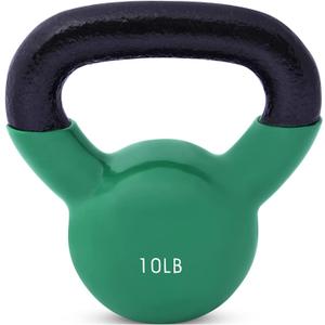 JFIT Kettlebell Weights Vinyl Coated Iron