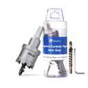 1-3/4" (44mm) Tungsten Carbide Tip Hole Saw,Hole Saw with M2 Pilot Drill bits for for Hard Metal Stainless Steel, Metal, Iron, and Plastic,25mm Drilling Depth (1-3/4" (44mm))
