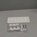 Rechargeable Flameless Tea Lights Candles with Charging Station 12Pcs Battery Tea Lights Candles with Remote & Timer LED Tealight Flickering Realistic for Home Christmas Wedding Decor - White