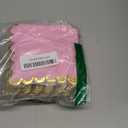 Sparkle and Bash Pink Cocktail Napkins - 5 x 5 In, 100 Count, 3-Ply Scalloped, Pink & Gold - Napkins for Baby Girl & Bridal Showers & Birthday Parties