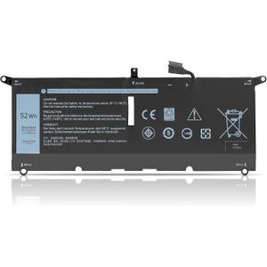 ROLADA DXGH8 Laptop Battery Compatible with Dell XPS 13 9370 9380 Inspiron 13 7390 7391 2-in-1 5390 5391 7490 Latitude 3301 E3301 Vostro 5390 5391 Series D1605G D1605S [7.6V 56Wh]-New Noetbook Battery