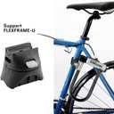 Kryptonite KryptoLok Combo Bike U-Lock, Anti-Theft Security, 12.7mm Steel Shackle, 4-Digit Resettable Combination, U-Shape, Black
