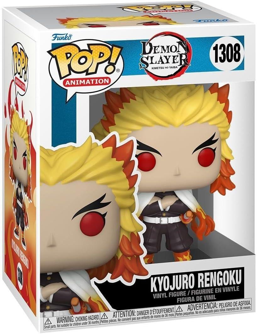 Funko POP! Animation: Demon Slayer - Kyojuro Rengoku - Collectable Vinyl Figure - Gift Idea - Official Merchandise - for Kids & Adults - Anime Fans - Model Figure for Collectors and Display