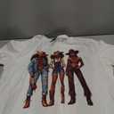Black Cowgirl Western Rodeo Melanin Black History Texas T-Shirt (Small)