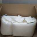 XetraDesign Bed Wedge Pillow for Headboard Gap Up to 7", Triangle Gap Filler for Bed, Mattress Wedge Gap Filler, Headboard Space Filler, Corner Pillow, White King 76"