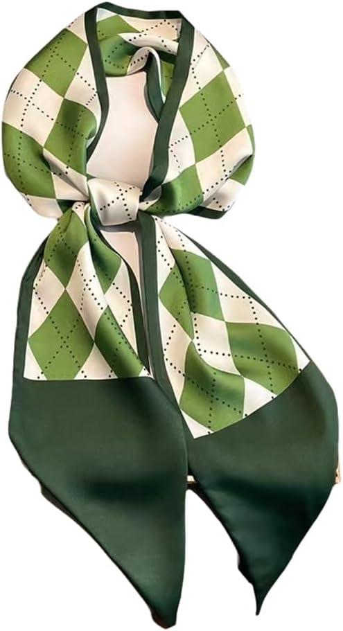Elegant Floral Print Scarf Stylish Lightweight Chiffon Neck Kerchief for Women Versatile Fashion Accessory Gift