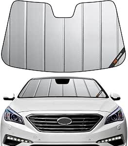 Pigenius windshield sun shade for Hyundai sonata 2011-2014, sonata hybrid/hybrid limited 2015 front windshield sun shade