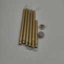 Gold Shower Curtain Rod 34-96 Inches(2.8-8ft) Never Rust Adjustable Shower Rod Spring Tension Non Slip No Drilling Shower Rods for Bathroom Garland Window