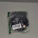 ChinFun Women's Ruffle Sarongs Beach Wrap Swimwear Bikini Tankini Cover Up Swim Skirts Swimdress Plus Size Solid Black XL