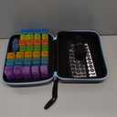 Monthly Pill Organizer 2 Times a Day, 30 Day Pill Organizer Box AM PM